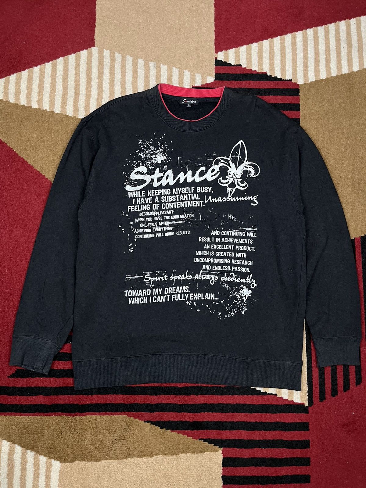 Beauty Beast × Japanese Brand Sorridere Y2K Sweatershirt Size US L / EU 52-54 / 3 - 1 Thumbnail