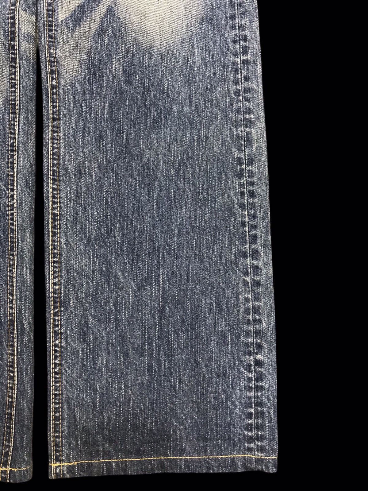 Japanese Brand 💥ARCHIVAL💥VINTAGE ET JAPAN CRAZY FADES RELAXED DENIM F392 Size US 32 / EU 48 - 7 Thumbnail