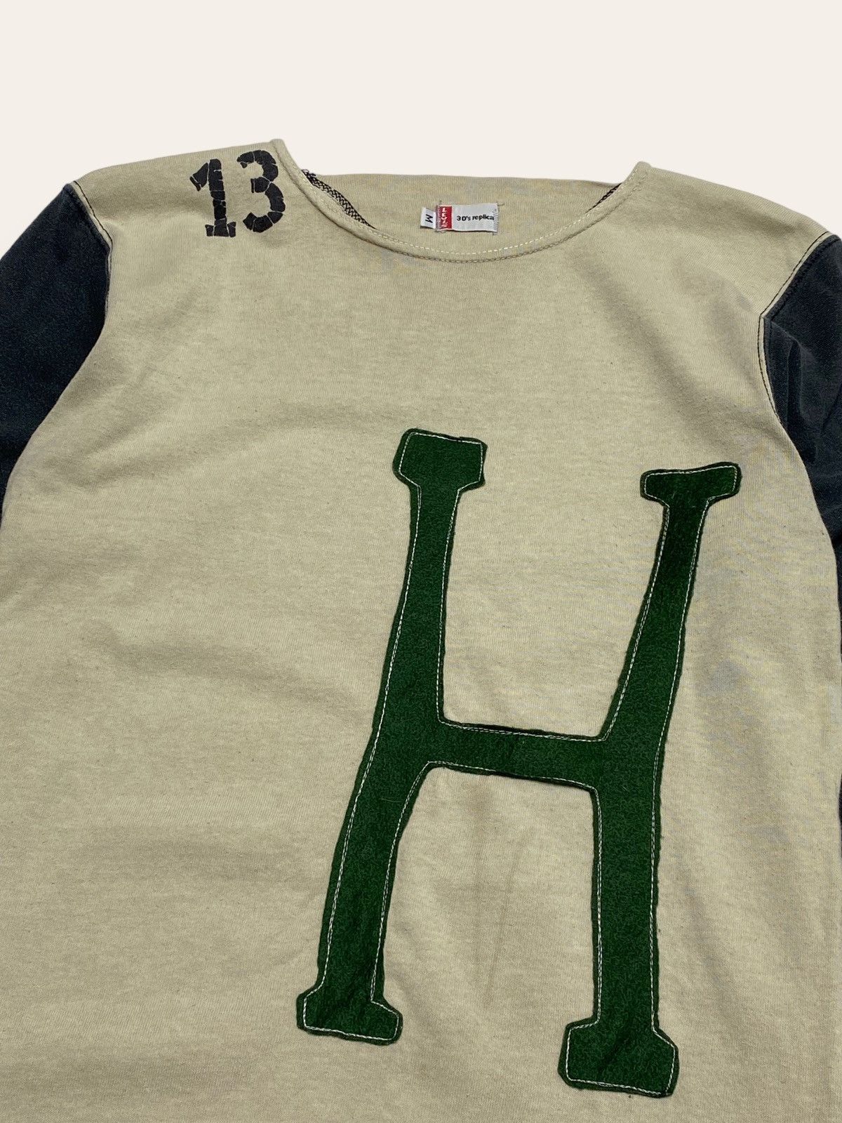 Levi's Vintage Clothing Vintage LEVI'S 30's Replica Luke Long Sleeve Tee Shirt Size US M / EU 48-50 / 2 - 2 Thumbnail