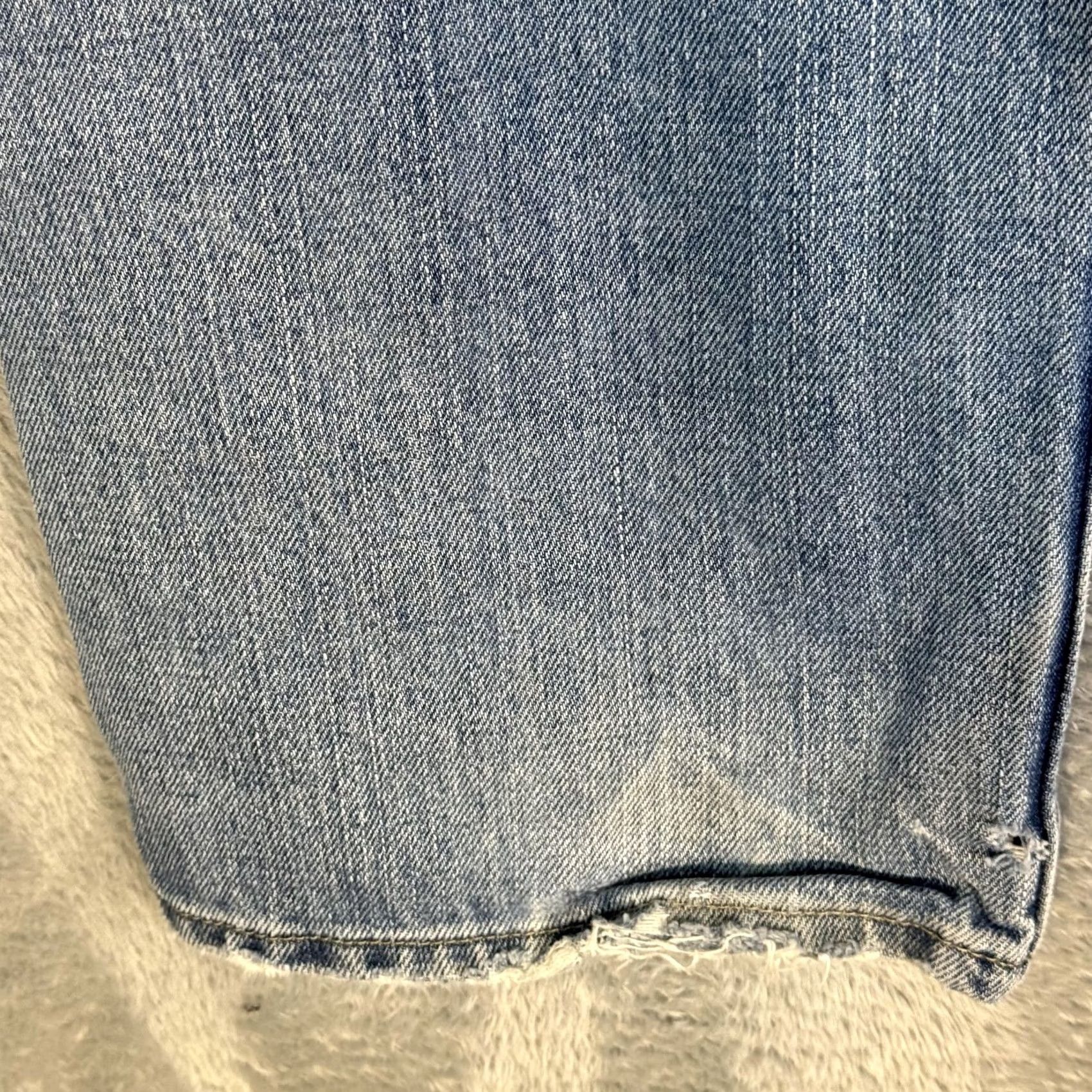 Levi's VINTAGE Levi's 505 Jeans Mens 33x30 Blue Regular Fit Straight Denim Light Wash Size US 33 - 5 Thumbnail