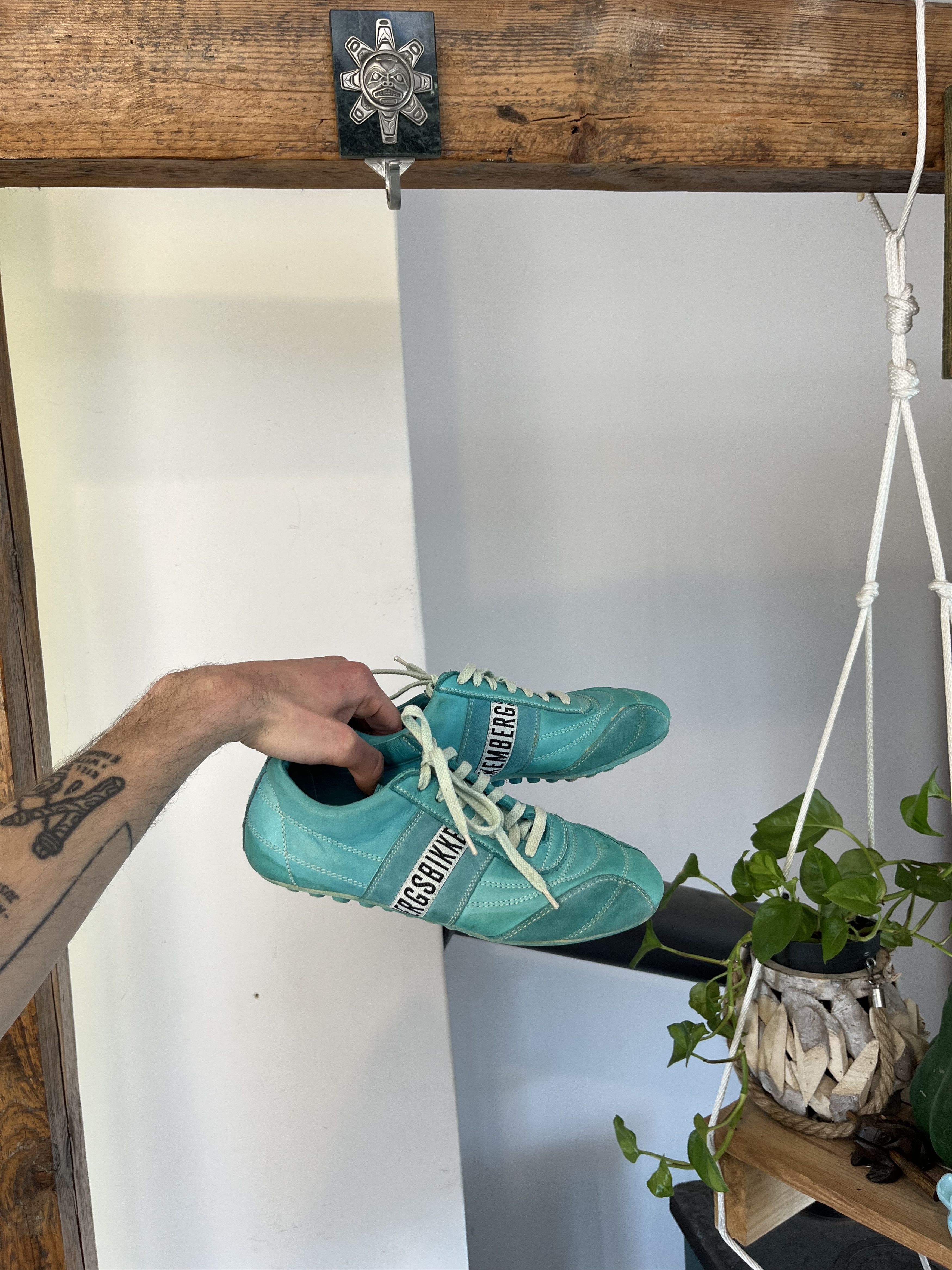 Designer × Dirk Bikkembergs Vintage Dirk Bikkembergs 106 Track&Field Low Top Sneakers Size US 5.5 / EU 38 - 1 Thumbnail
