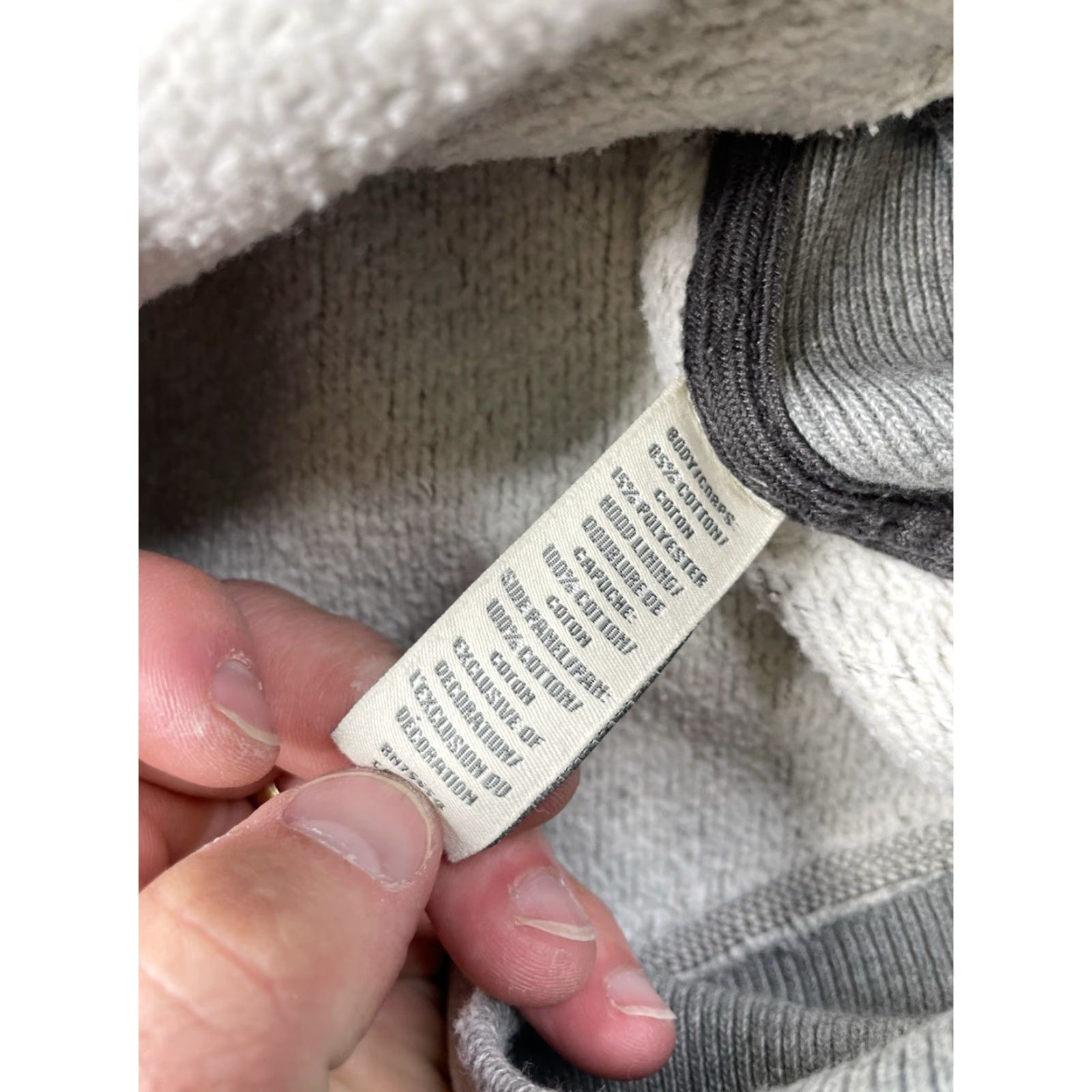 Abercrombie & Fitch VINTAGE Abercrombie & Fitch Hoodie Men Medium Gray Distressed Full Zip Muscle Fit Sweater M Size US M / EU 48-50 / 2 - 7 Thumbnail