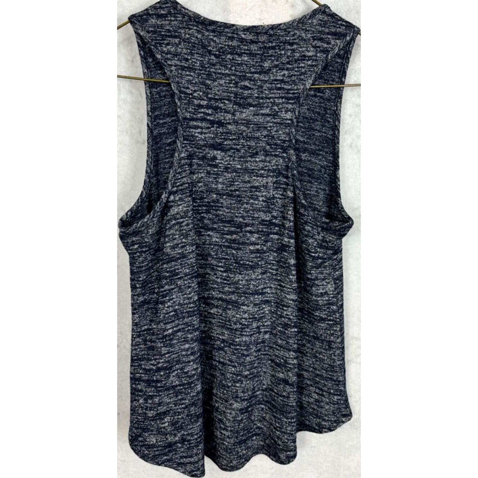Rag & Bone Rag & Bone Jeans Tank Top Shirt Womens Size XS S/P Blue Heathered Sleeveless Sun Size XS / US 0-2 / IT 36-38 - 3 Thumbnail
