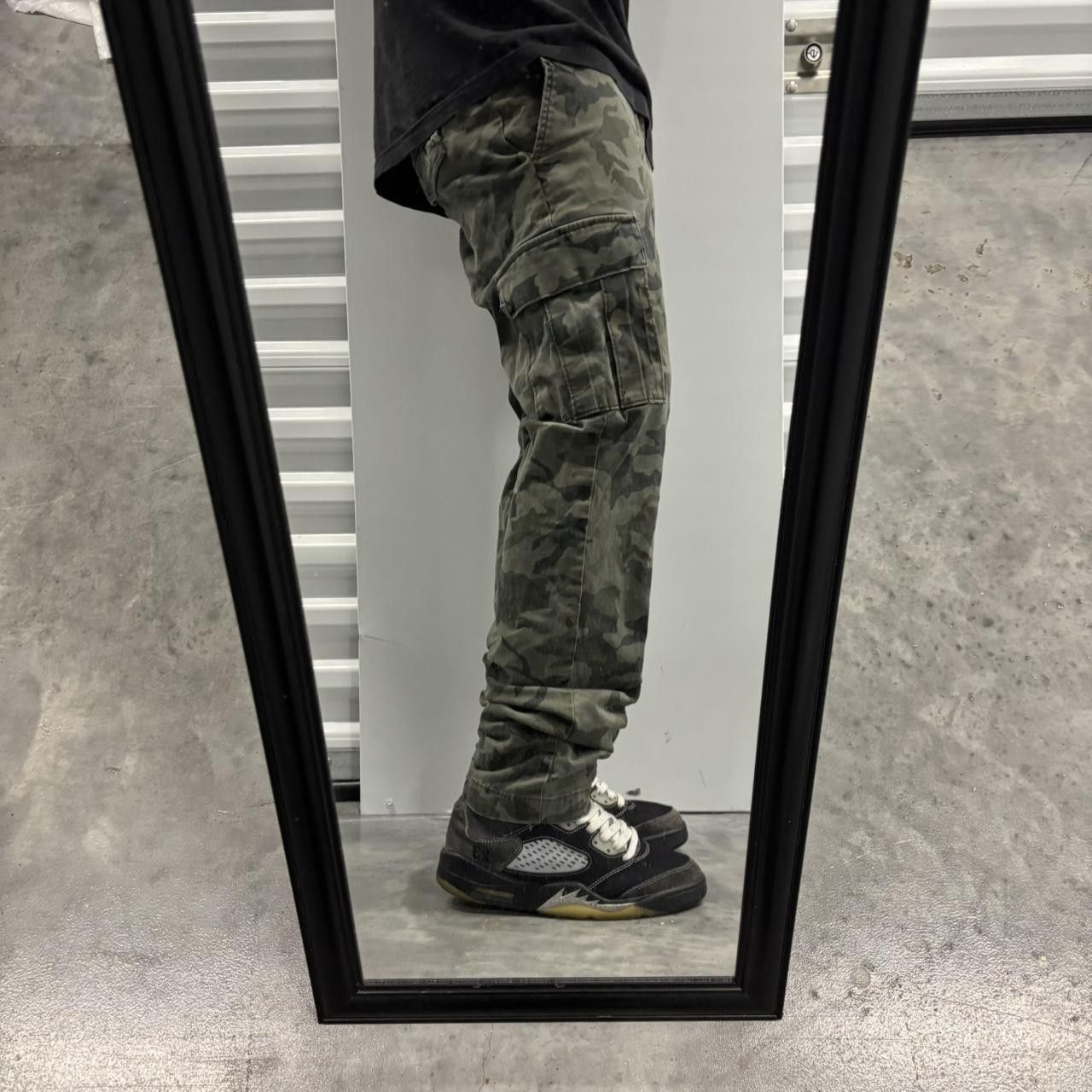Japanese Brand × Vintage Crazy Vintage Y2K/2000s Grunge Camo Streetwear Cargo Pants! Size US 32 / EU 48 - 2 Thumbnail