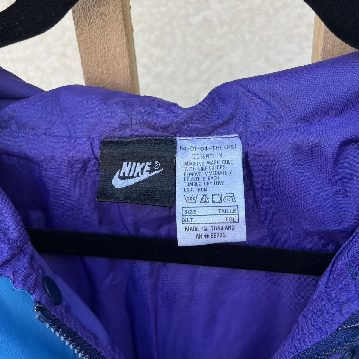 NBA × Nike × Vintage Vintage 90's Nike Basketball Player Windbreaker Jacket Size US XL / EU 56 / 4 - 4 Thumbnail