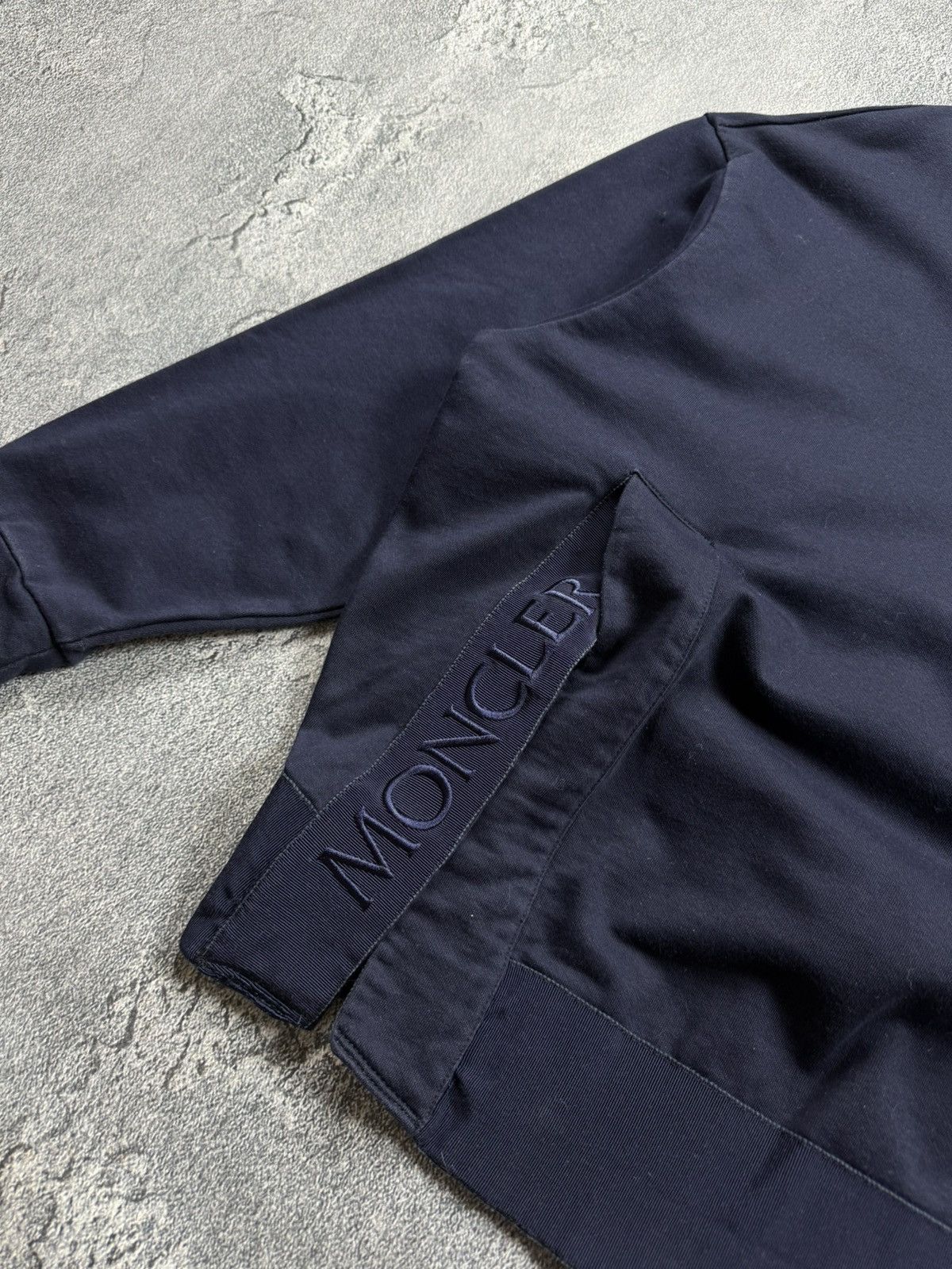 Moncler Moncler Maglia Girocollo Cotton Logo Oversize Sweatshirt Size M / US 6-8 / IT 42-44 - 5 Thumbnail