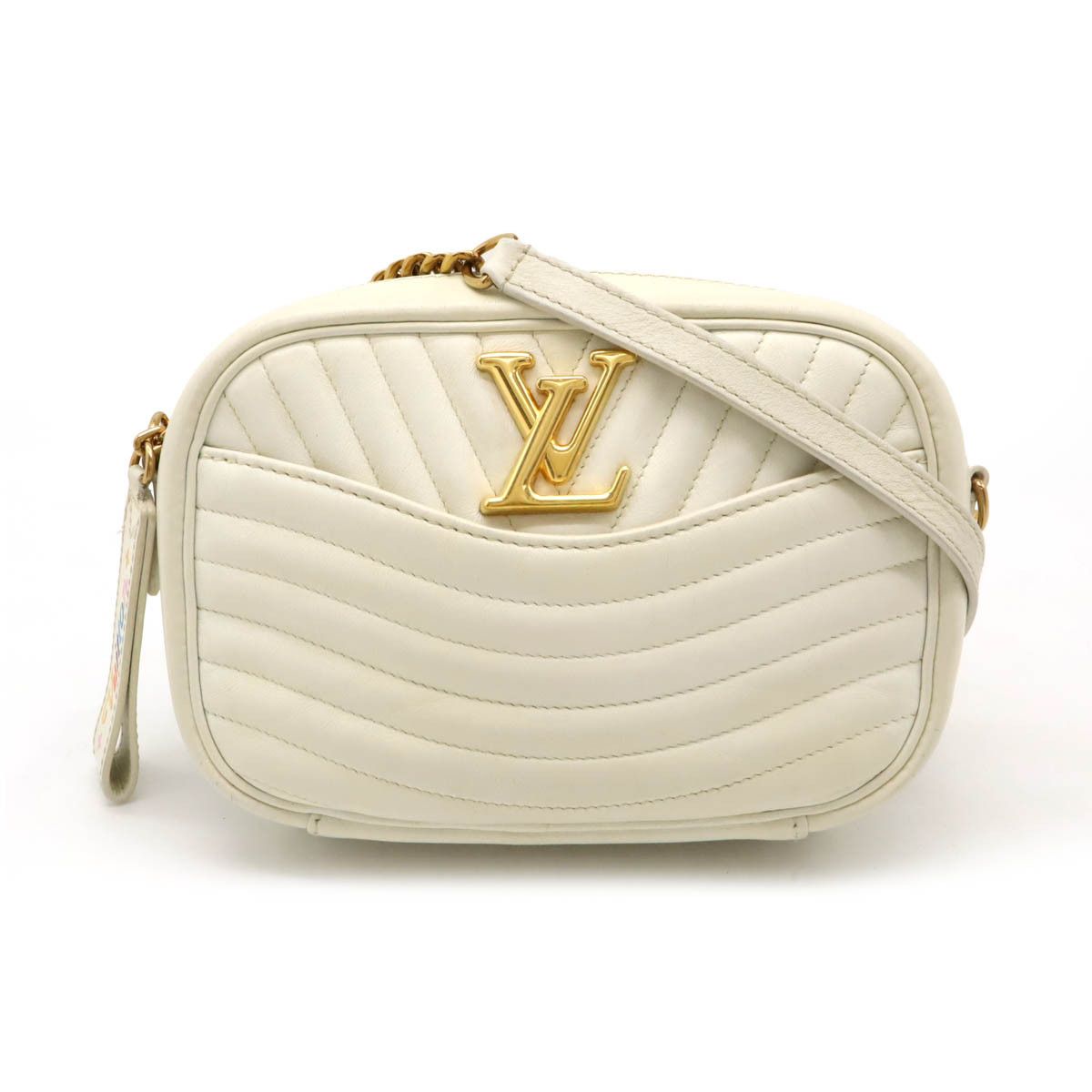 Louis Vuitton Louis Vuitton Leather New Wave Camera Bag Shoulder Bag M95333 Leather Shoulder Bag M95333 in White, Women's