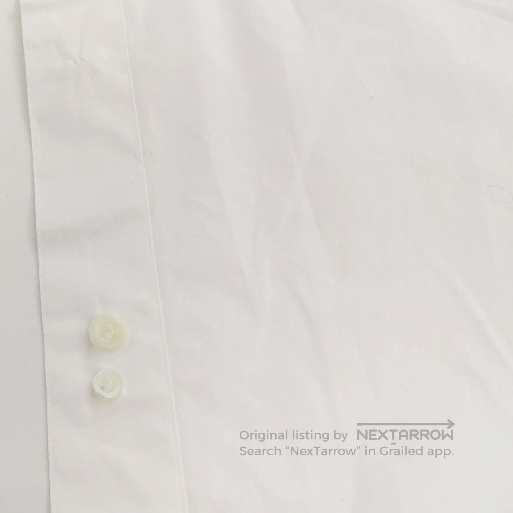 Balenciaga Balenciaga White Cotton Spread Collar Shirt XXXS. Size US XXS / EU 40 - 3 Thumbnail