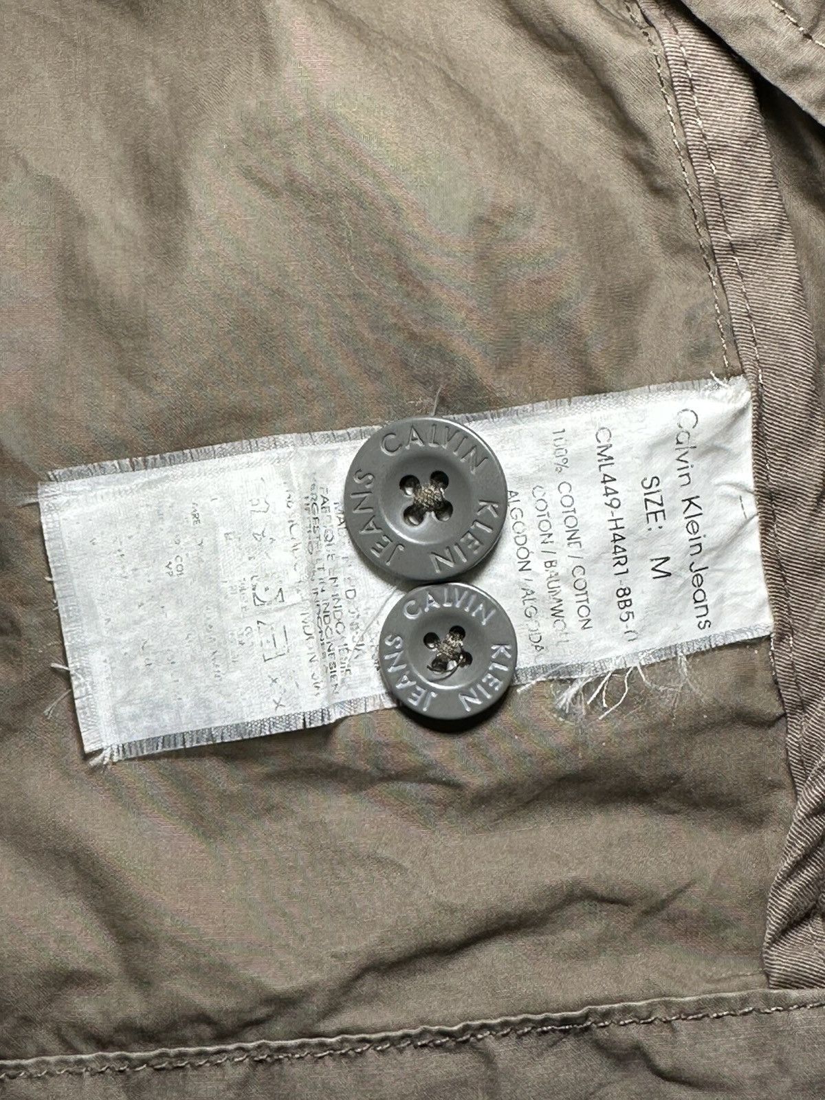 Calvin Klein Calvin Klein Jeans Jacket -Grey Size US L / EU 52-54 / 3 - 12 Thumbnail