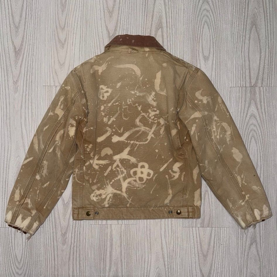 Carhartt Carhartt Vintage 90s Detroit Y20 BRN Bleach Custom Size 14 Size XS / US 0-2 / IT 36-38 - 2 Thumbnail