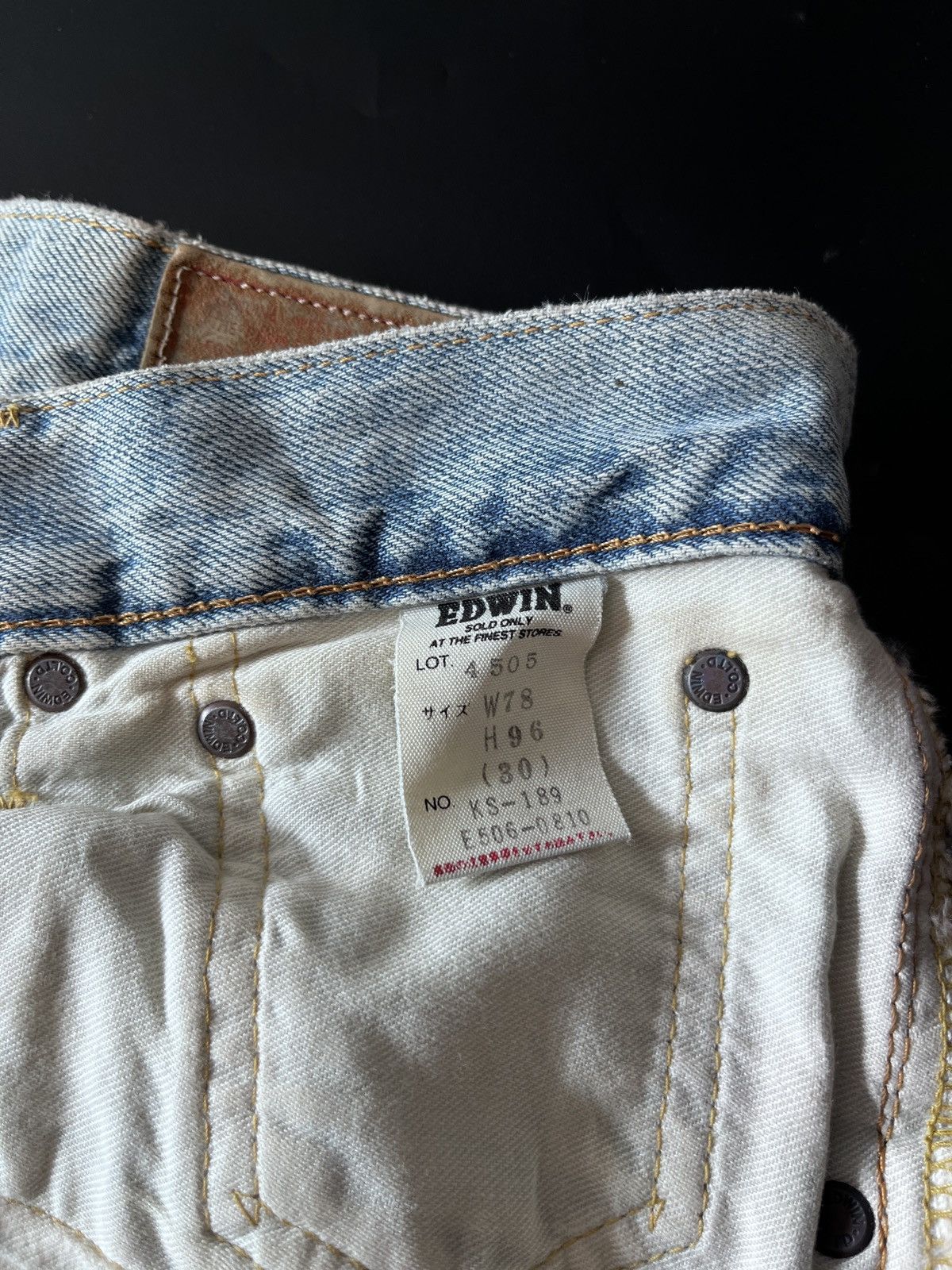 Japanese Brand Edwin 505xx Selveg jeans Size US 30 / EU 46 - 9 Thumbnail