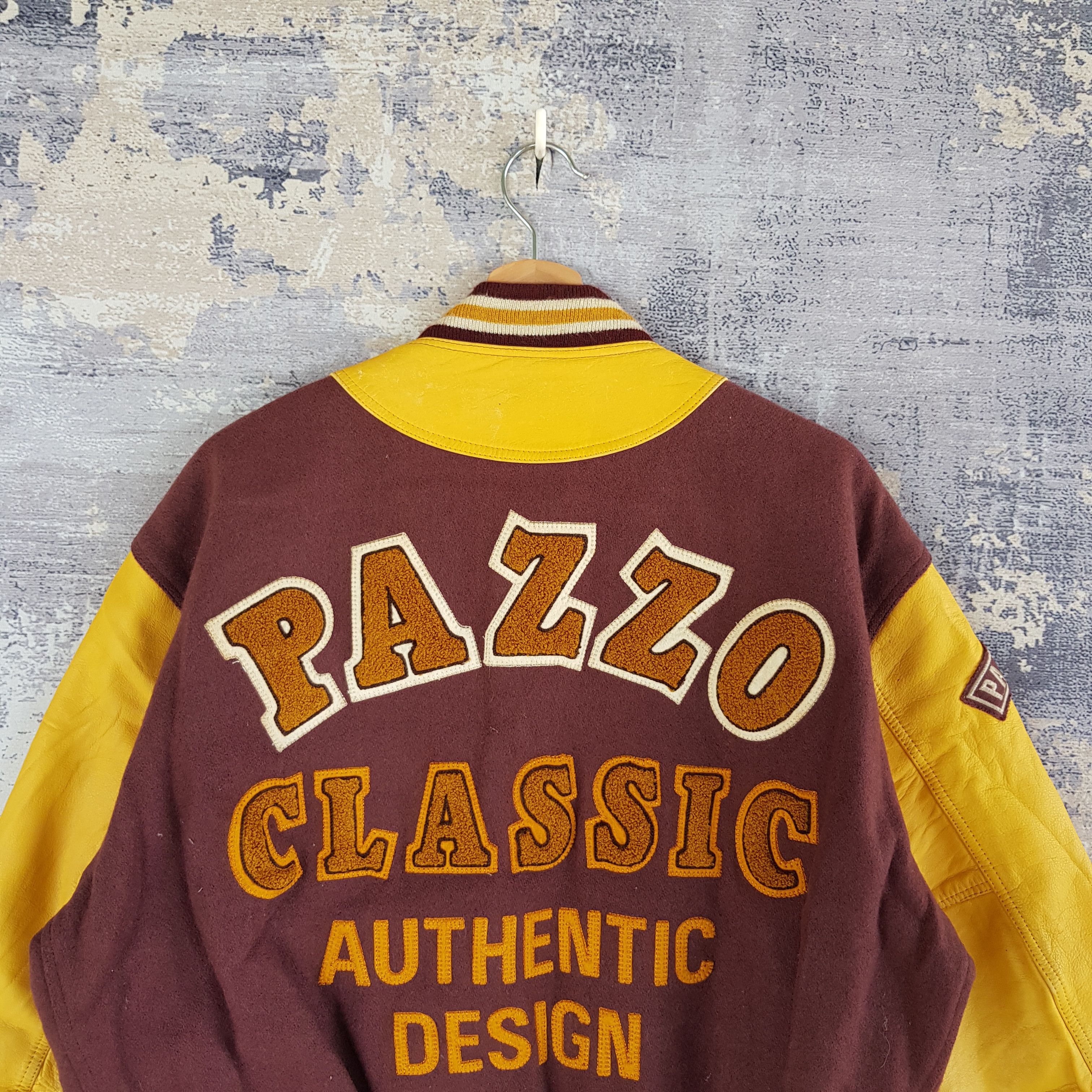 Vintage Vintage Pazzo Club Letterman Leather Wool Varsity Jacket Size US M / EU 48-50 / 2 - 4 Thumbnail