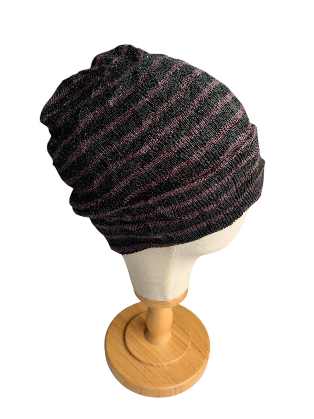 Japanese Brand × Kapital × Vintage Knitted Stripe Streetwear Winter Sessions Beanie Hats Size ONE SIZE - 1 Thumbnail
