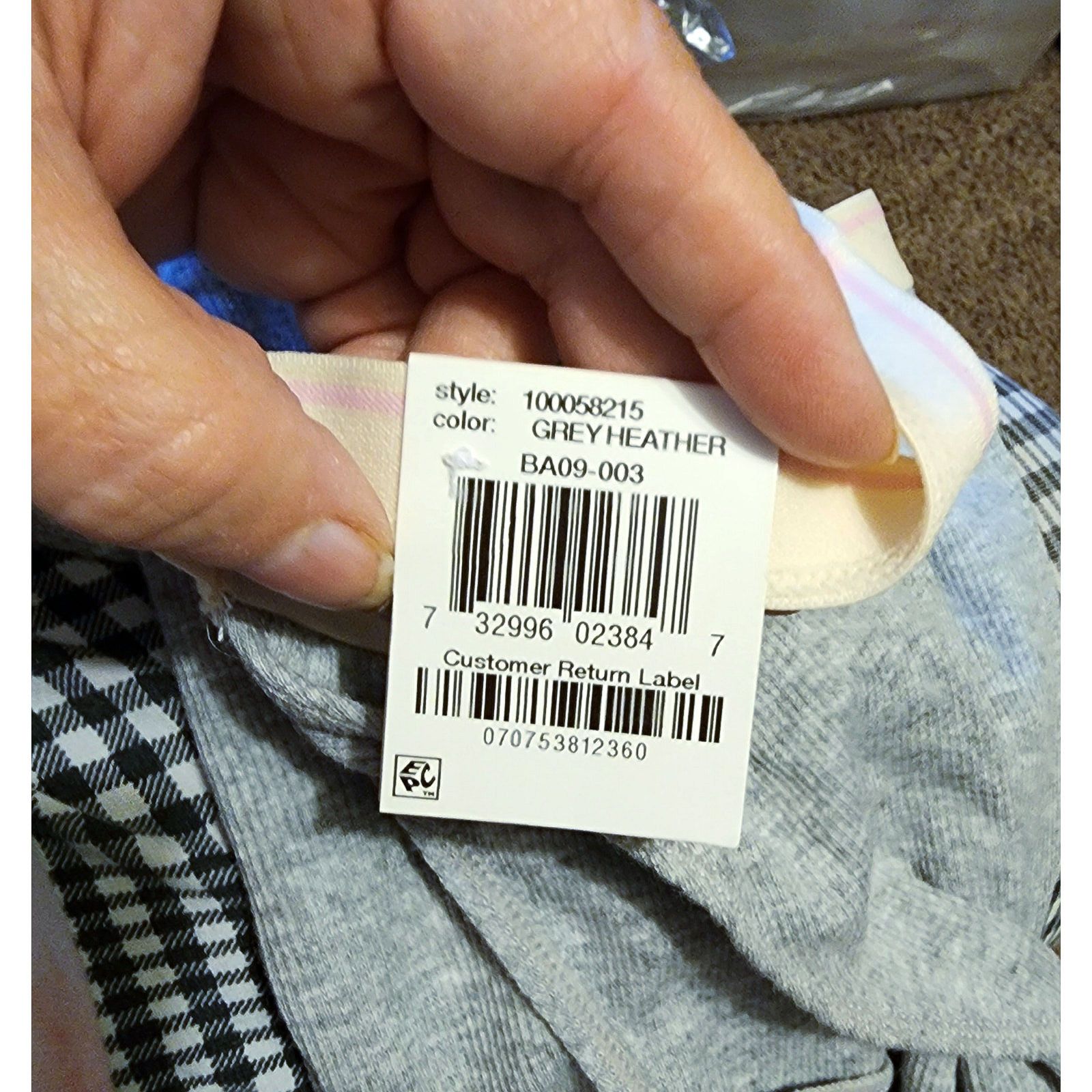 Other Jenni Womens Lingerie Hipster Panty Gray ribbed cotton XXXL Size ONE SIZE - 5 Thumbnail