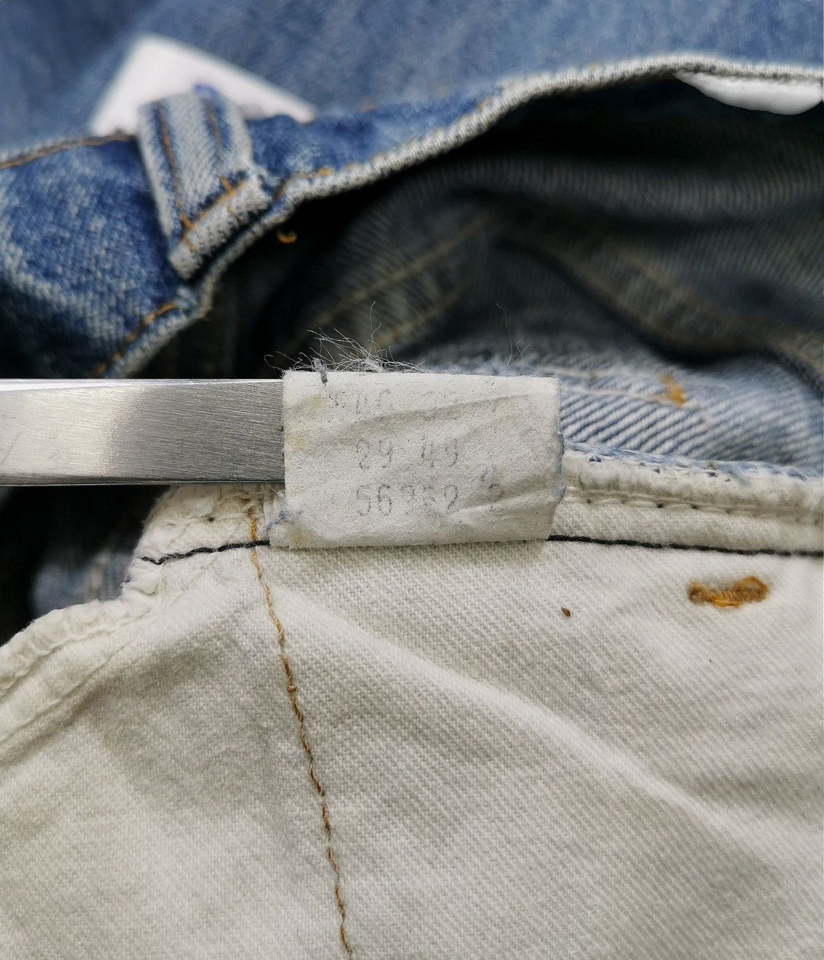 Levi's Levis Vintage Bootcut Denim Jeans Very Rare 70s-80s Size US 28 / EU 44 - 9 Thumbnail