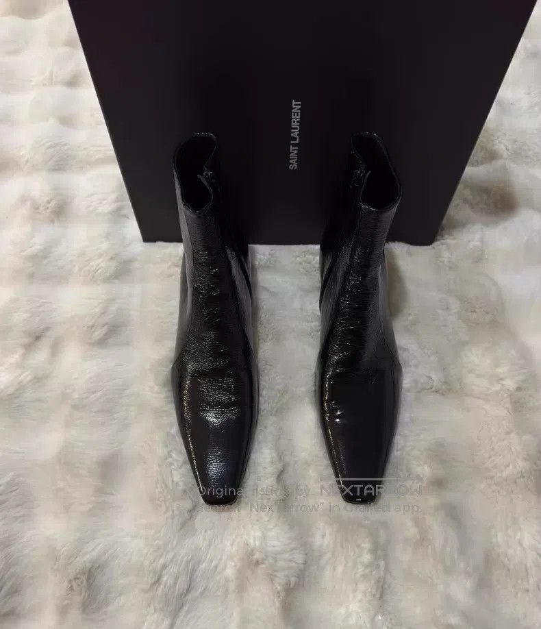 Saint Laurent Paris Saint Laurent Paris Pleated Boots Size US 10 / EU 43 - 4 Thumbnail