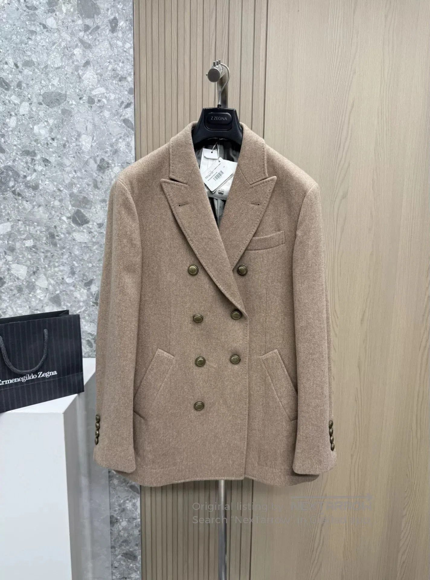 Brunello Cucinelli Brunello Cucinelli Cashmere Winter Coat. Size US L / EU 52-54 / 3 - 5 Thumbnail