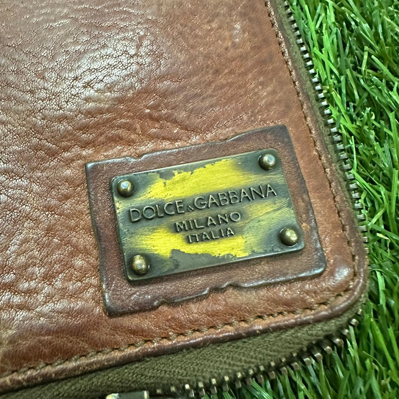 Dolce & Gabbana Dolce & Gabbana Milano Brown Leather Zip-Around Wallet Size ONE SIZE - 3 Thumbnail