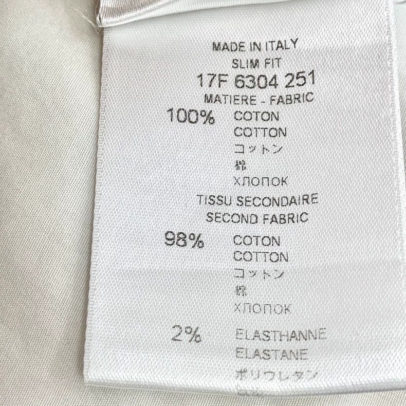 Other Givenchy Size39 White Cotton Collar Long Sleeve Shirt Size US M / EU 48-50 / 2 - 7 Thumbnail