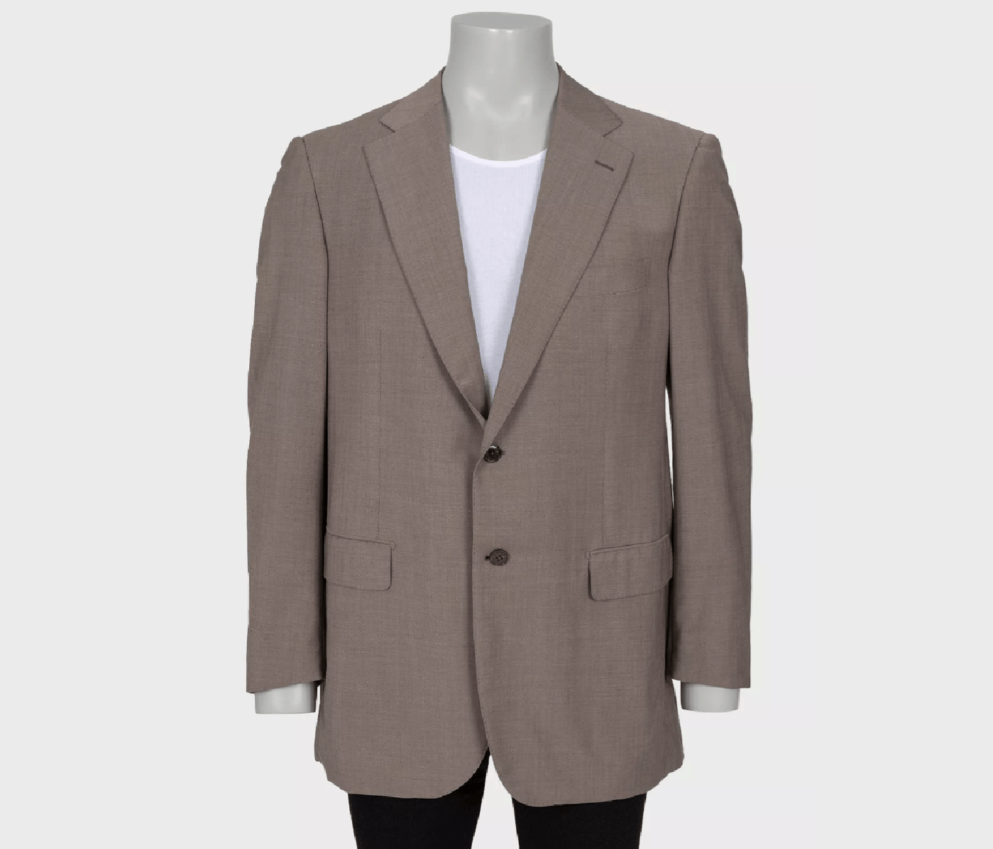 Zilli Zilli Brown Linen Mohair Blazer Men L Size 38L - 1 Thumbnail