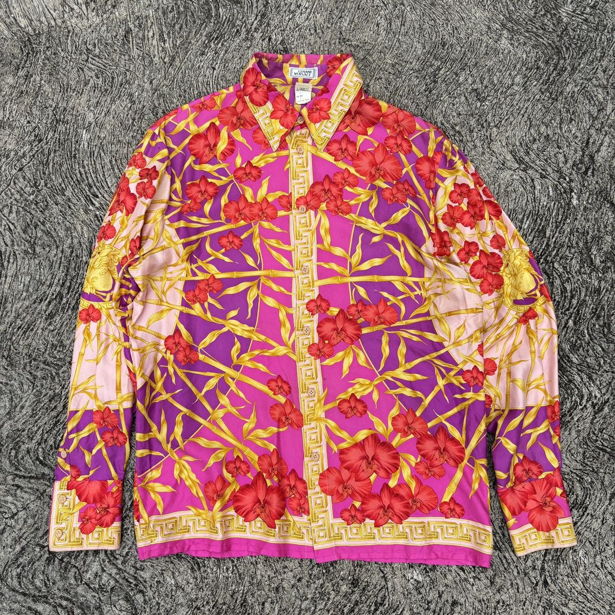 Versace Vintage Versace medusa silk button shirt Size US M / EU 48-50 / 2 - 2 Thumbnail