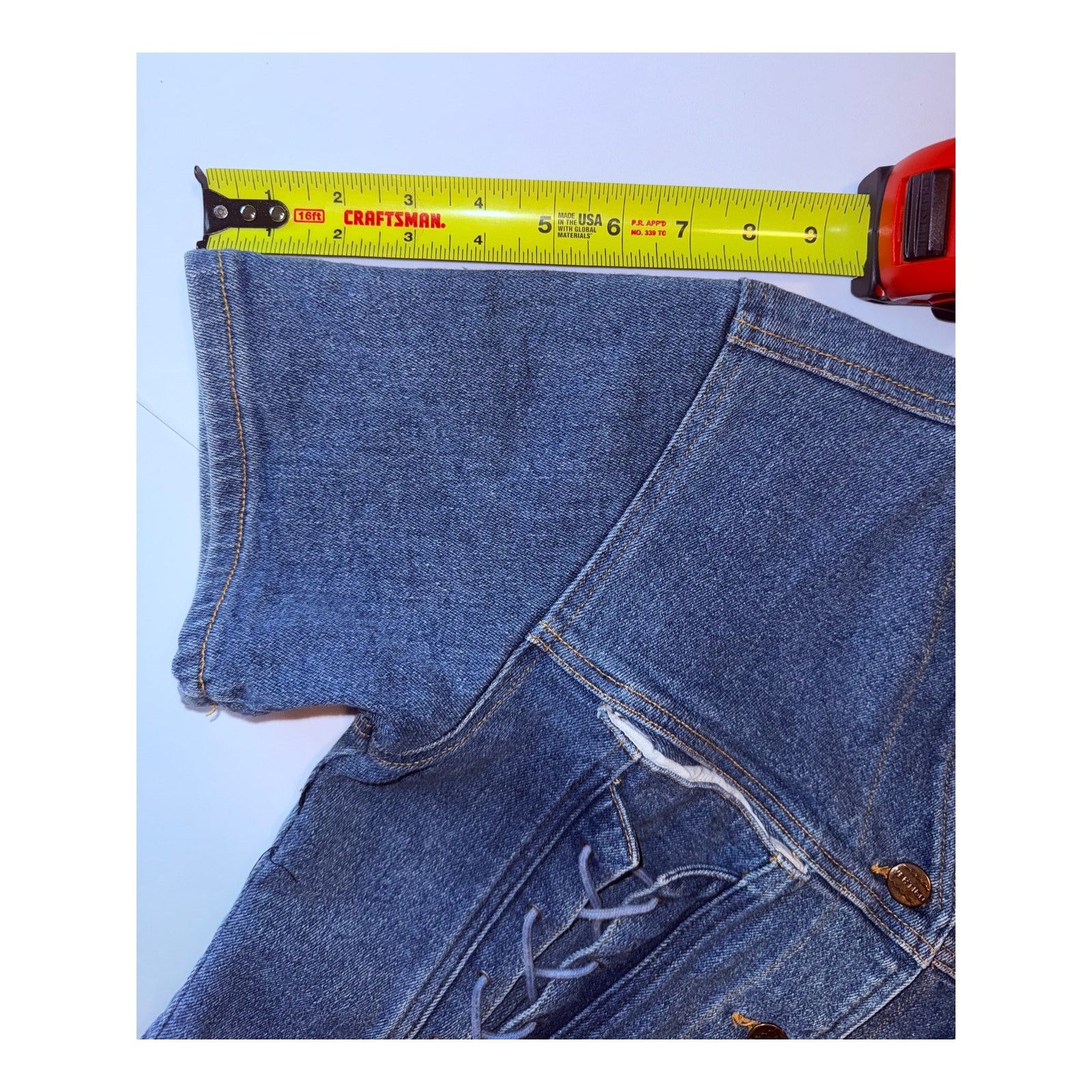 Vintage Rare Vintage 80s 90s Vertigo High Waisted Skirt Denim Set Size M / US 6-8 / IT 42-44 - 10 Thumbnail