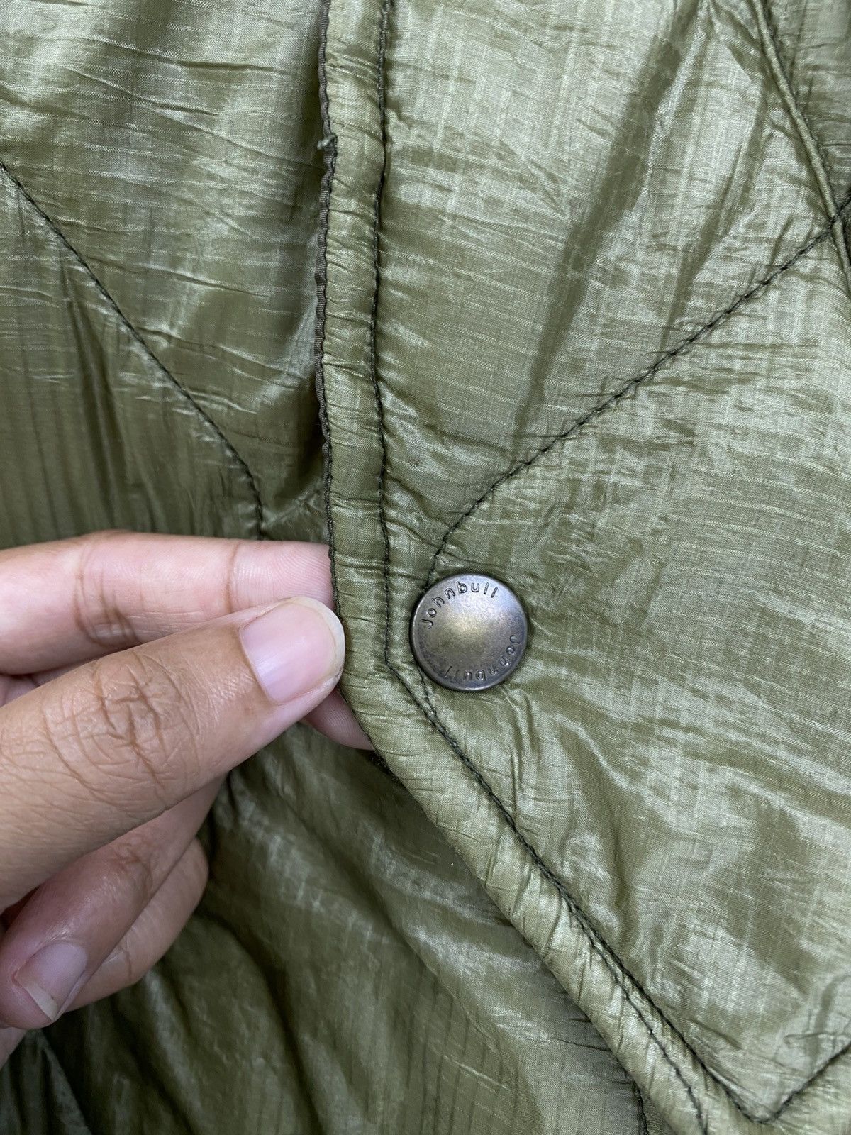 Johnbull 🔥STEAL Vintage Johnbull Japan Quilted Green Bomber Jacket Size US L / EU 52-54 / 3 - 8 Thumbnail