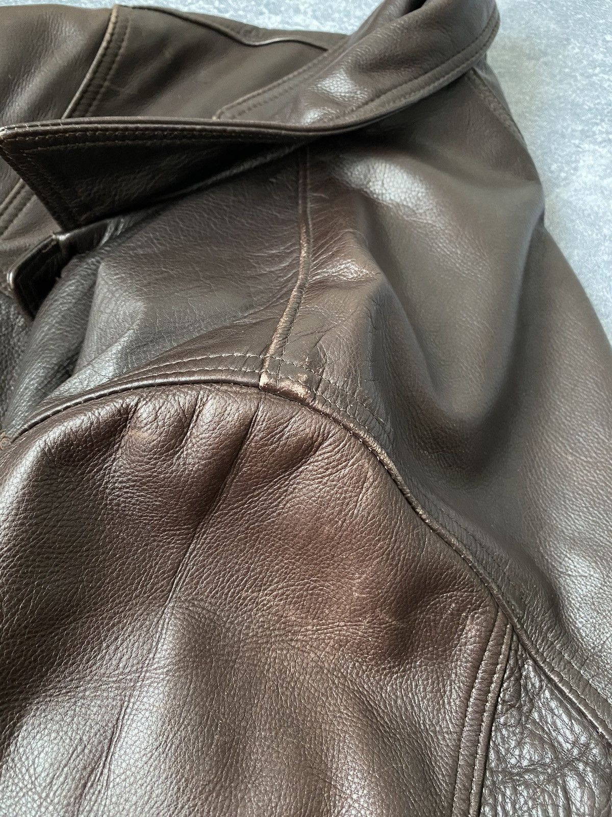 Avirex × Schott Vintage Schott Leather Motorcycle Jacket Size US L / EU 52-54 / 3 - 17 Thumbnail