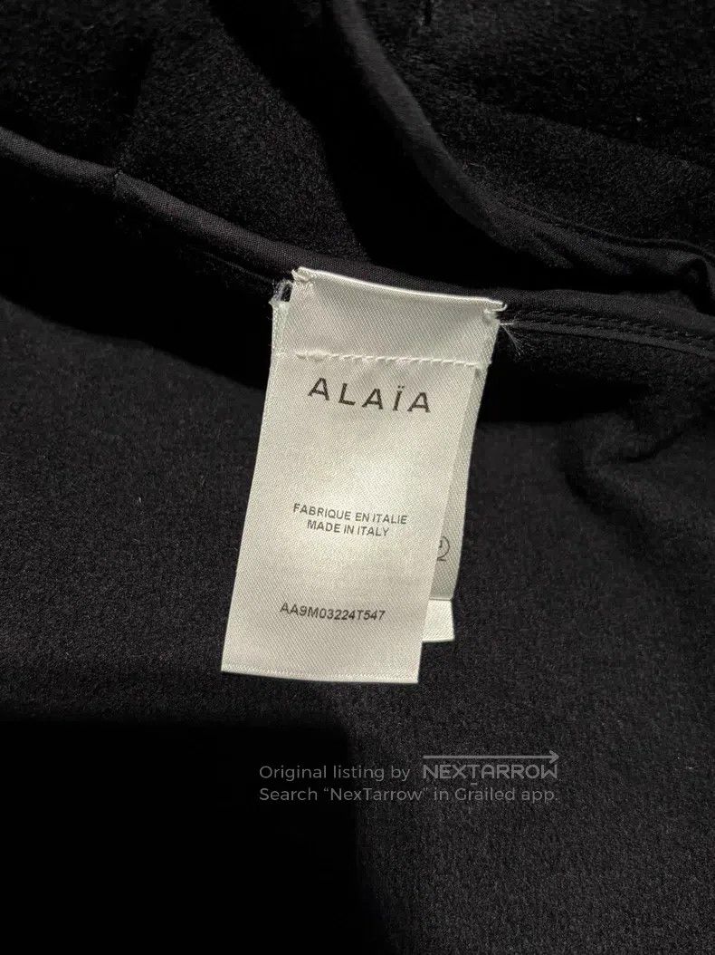 Alaia Alaia Laser Blue Tie Belt Trench Coat Size XS / US 0-2 / IT 36-38 - 7 Thumbnail