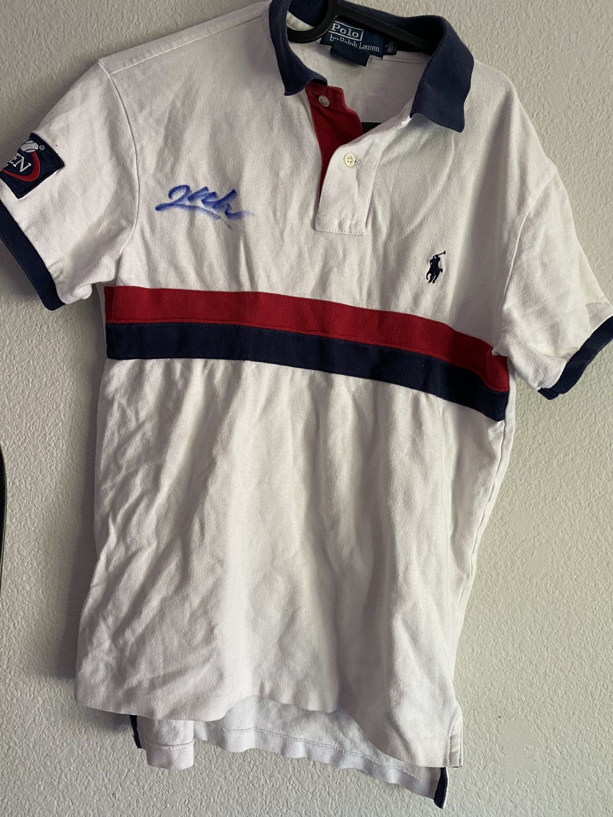 Polo Ralph Lauren James Blake autographed signed Ralph Lauren U.S. open polo Size US S / EU 44-46 / 1 - 1 Thumbnail