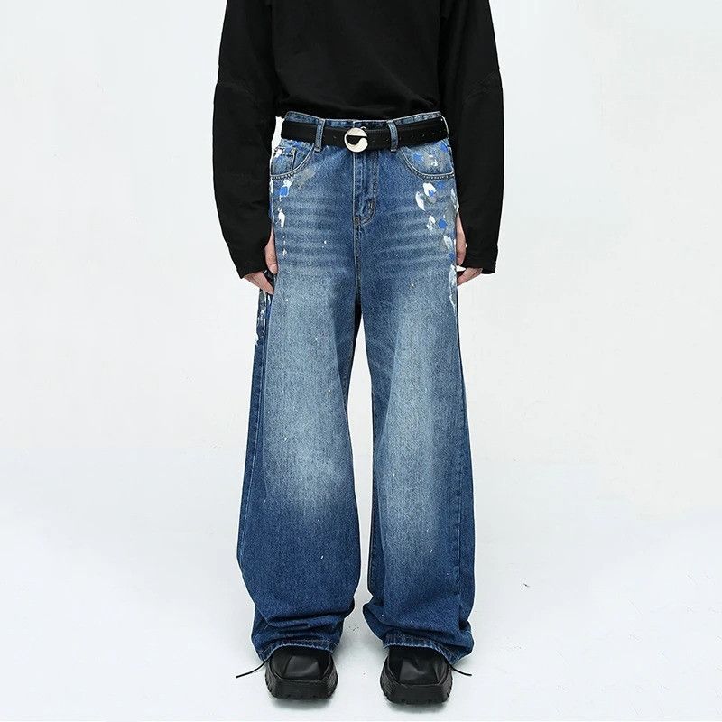 Hip Pop Paint Graffiti Denim