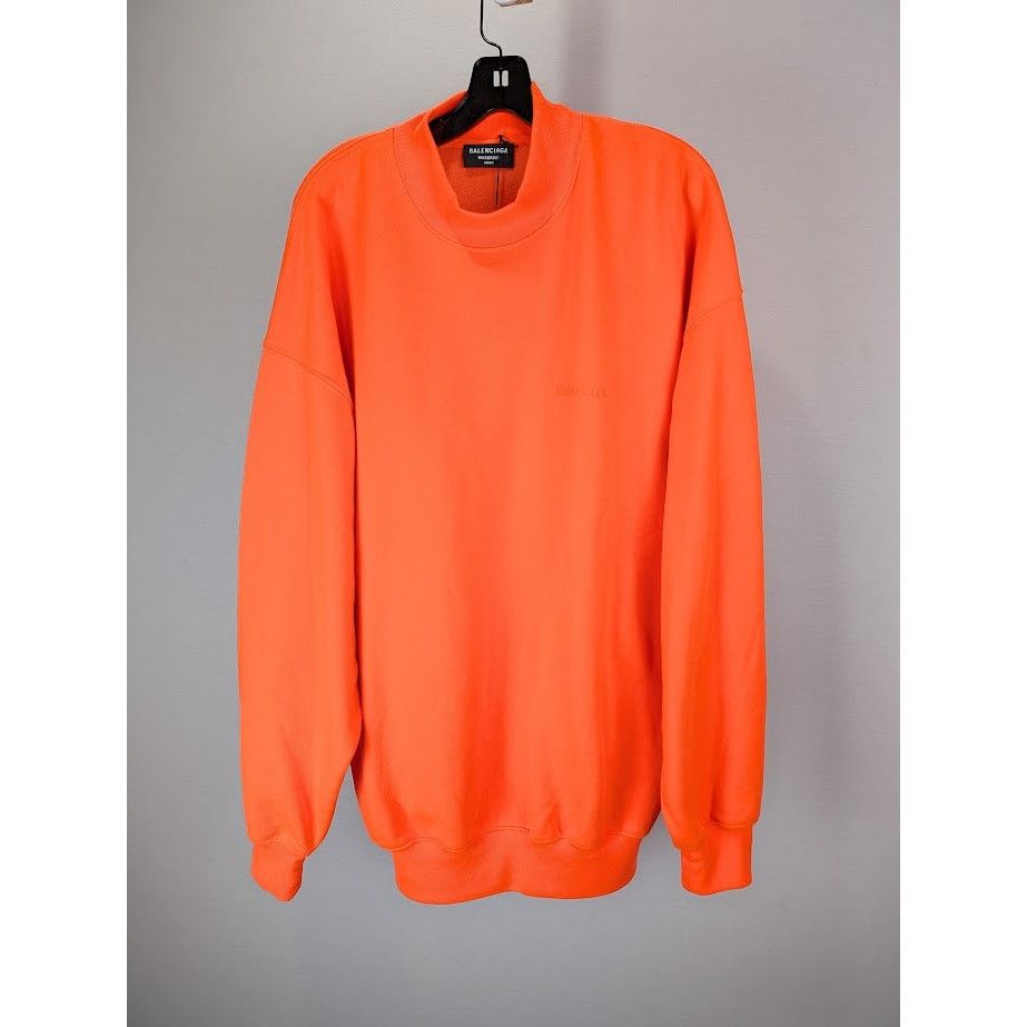 Balenciaga o1rshd1 Crewneck BB Corp Molleton in Yellow-Gold Size US M / EU 48-50 / 2 - 1 Thumbnail