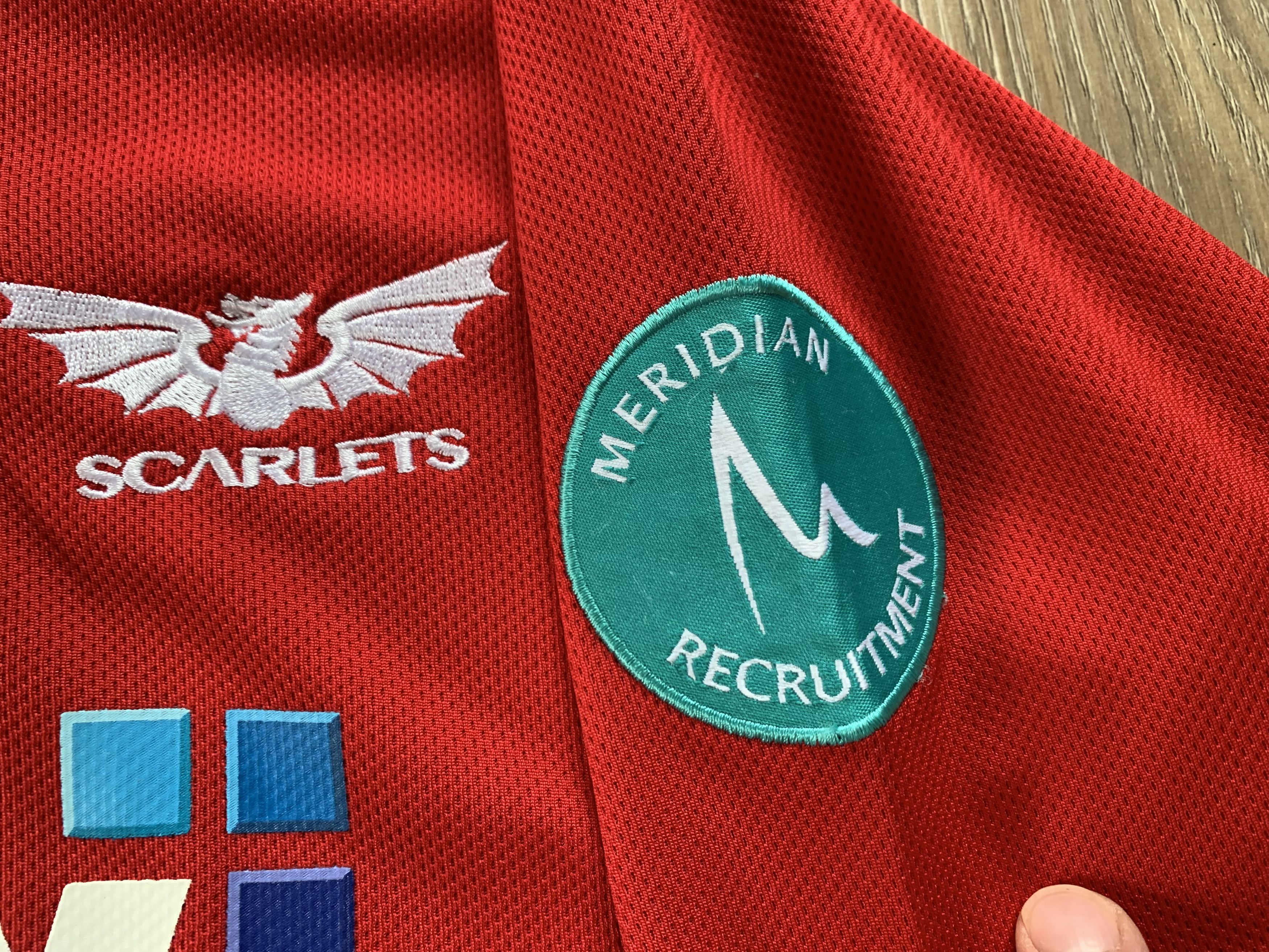 Sports Specialties Youth Rhino Pure Llanelli Scarlets Embroidered Rugby Jersey Size US XXS / EU 40 - 6 Thumbnail