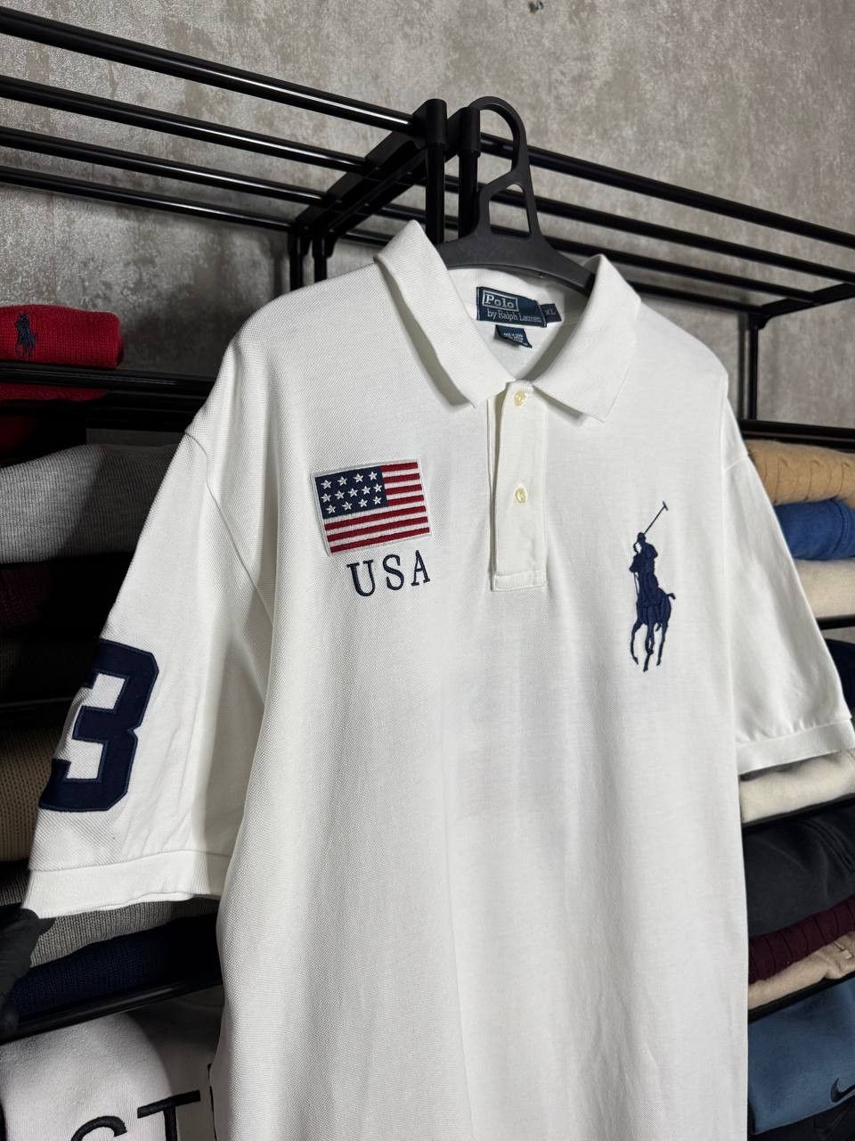 Polo Ralph Lauren Vintage Very Rare Polo Ralph Lauren USA Size US XL / EU 56 / 4 - 2 Thumbnail