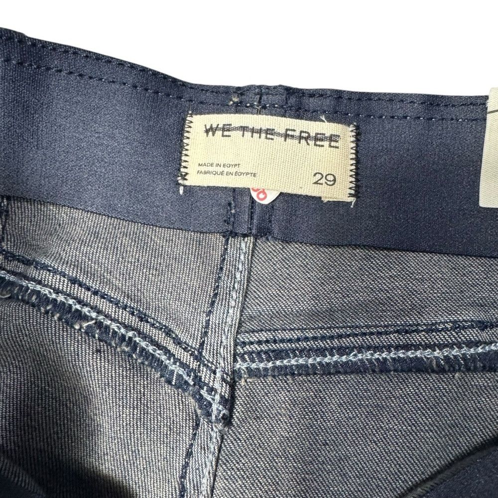 Free People New Free People We The Free Kiera Pull-On Flare Blue Nights Size 29" - 6 Thumbnail