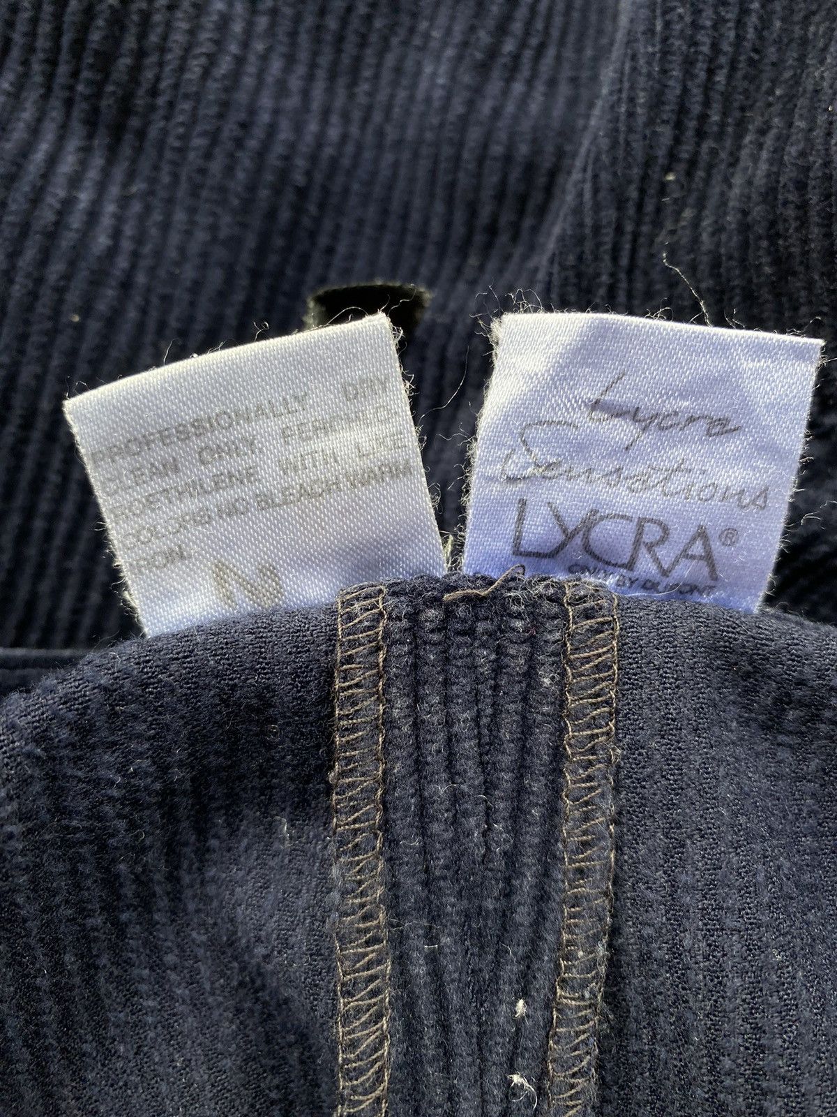 Max Mara MaxMara High-Waisted Corduroy Navy Pants Size 25" / US 0 / IT 36 - 4 Thumbnail