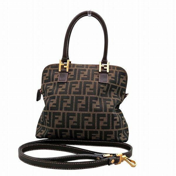 Fendi Fendi Zucca Canvas 2way Bag Canvas Shoulder Bag