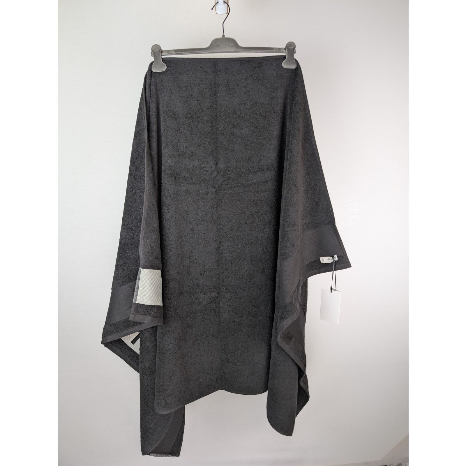 Celine o1rshd1 Q:2 / cotton terry beach towel in Black Size ONE SIZE - 8 Thumbnail