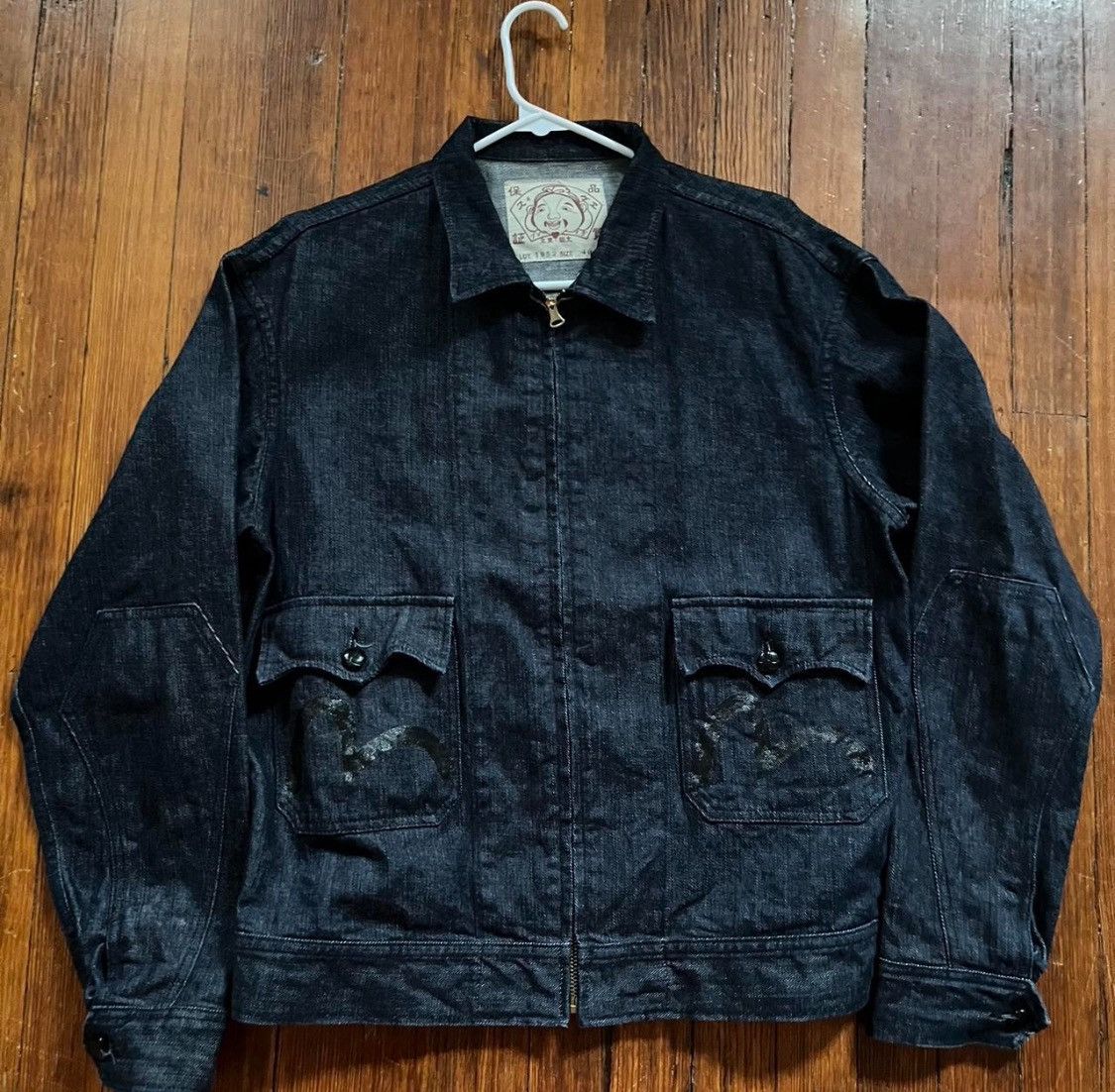 Evisu EVISU black denim jacket Size US M / EU 48-50 / 2 - 1 Thumbnail
