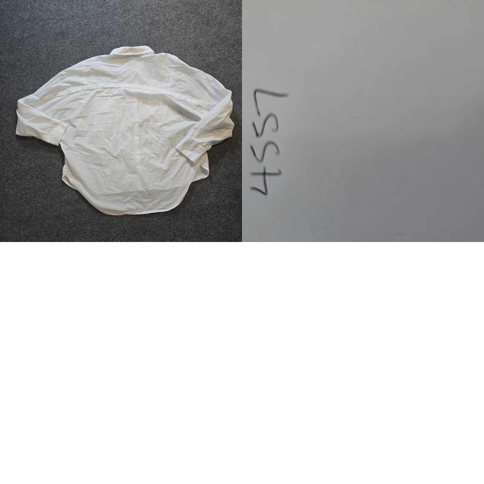 Parker Parker Top Womens XL White Button-Up Boxy Relaxed Capsule Career Minimalist Shirt Size XL / US 12-14 / IT 48-50 - 8 Thumbnail