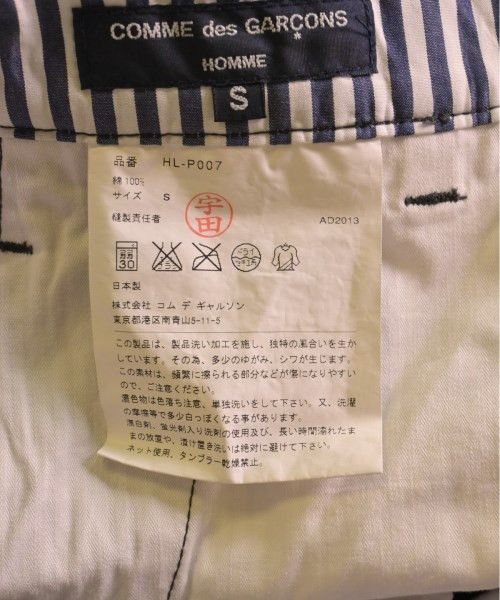 Comme des Garcons Homme Casual Pants Cotton Full Length Zipper Plain Charcoal gray Size US 32 / EU 48 - 10 Thumbnail