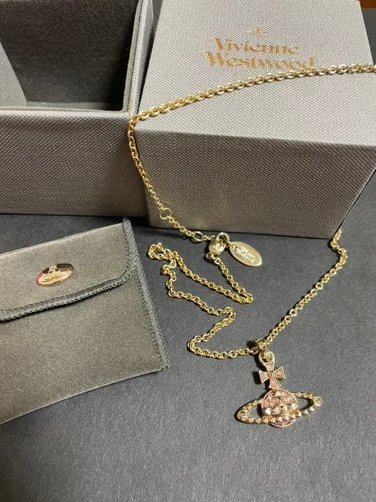 Vivienne Westwood Studded Crystal Orb Necklace Size ONE SIZE - 1 Thumbnail