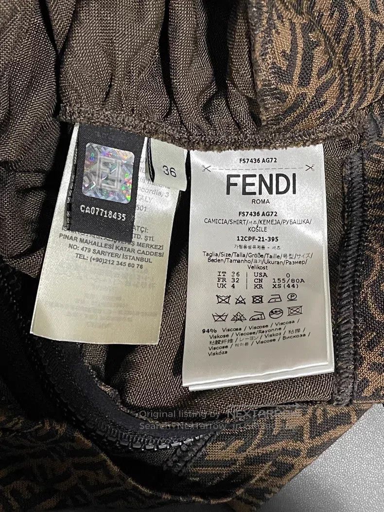 Fendi Fendi Turtleneck long-sleeve Size XXS / US 00 / IT 34 - 7 Thumbnail