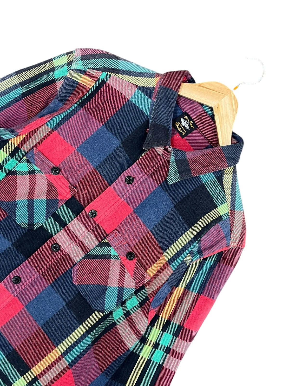 TOYS McCOY × The Real McCoy's × Vintage Real McCoy Knucklehead Flannel Shirt Size US M / EU 48-50 / 2 - 2 Thumbnail