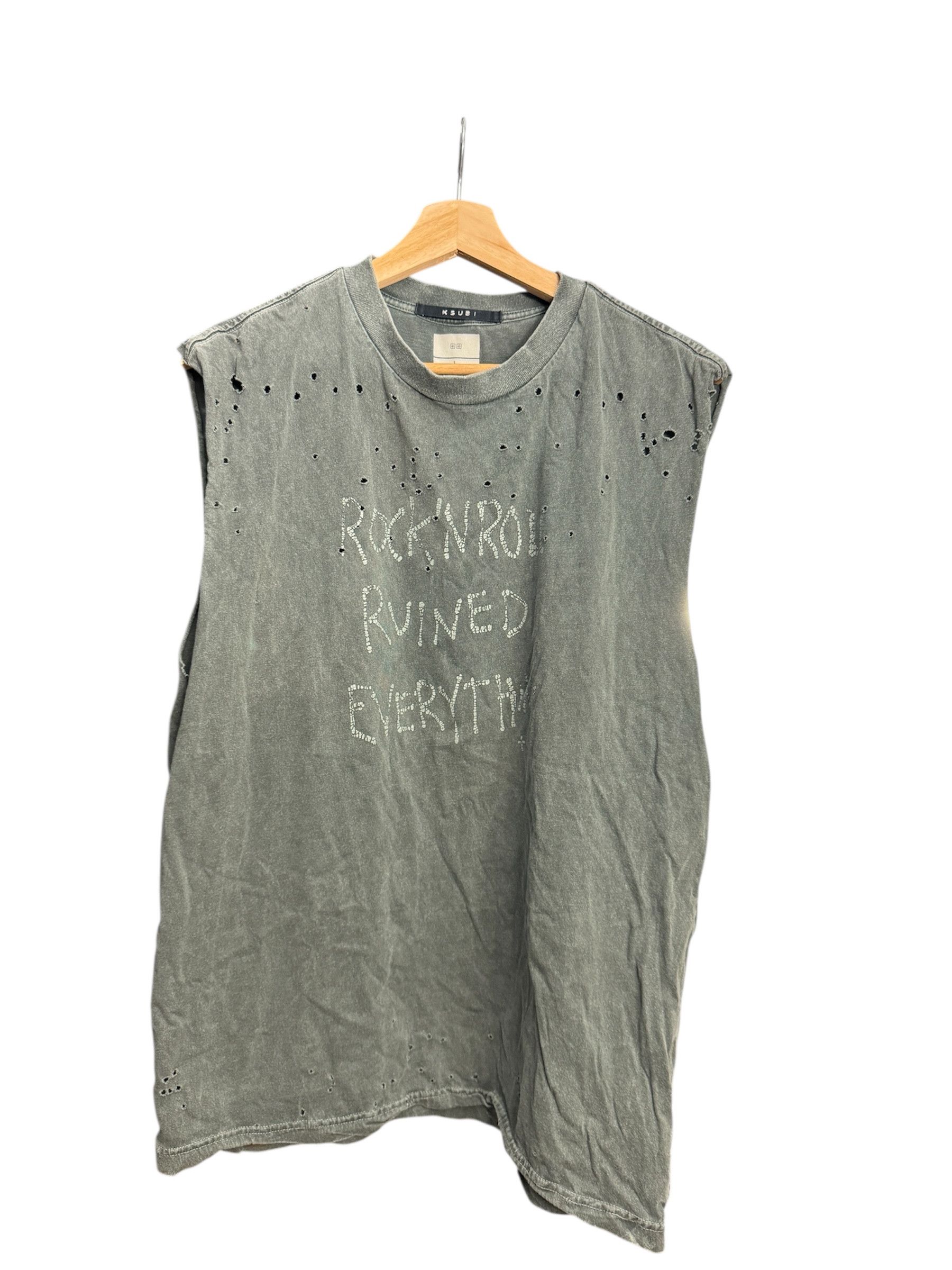 Ksubi Ksubi Rock and Roll Ruined Everything SS17 Size US L / EU 52-54 / 3 - 1 Thumbnail