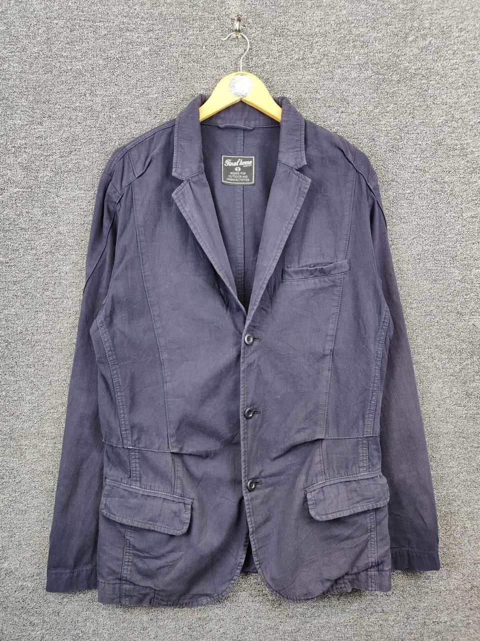 Final Home Vintage 90s Final Home Issey Miyake Button Up Coat Blazer Size US M / EU 48-50 / 2 - 1 Thumbnail