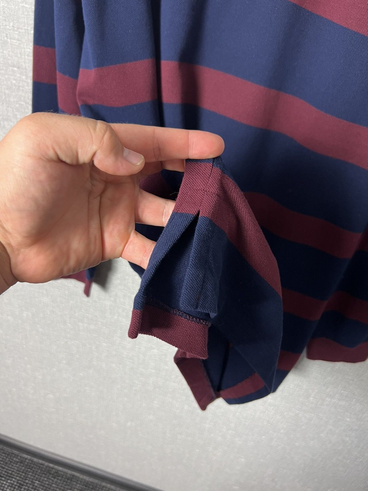 Polo Ralph Lauren Vintage Ralph Lauren Golf Striped Rugby Polo Long Sleeve Size US XL / EU 56 / 4 - 11 Thumbnail