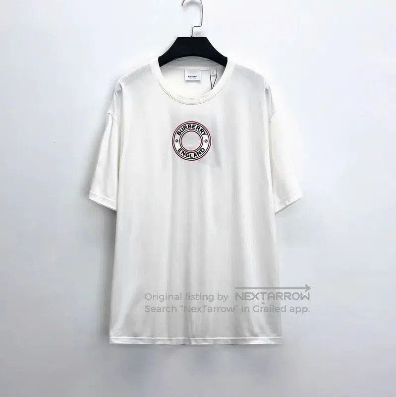 Burberry Burberry Men's White Logo Short Sleeve T. Size US XS / EU 42 / 0 - 1 Thumbnail