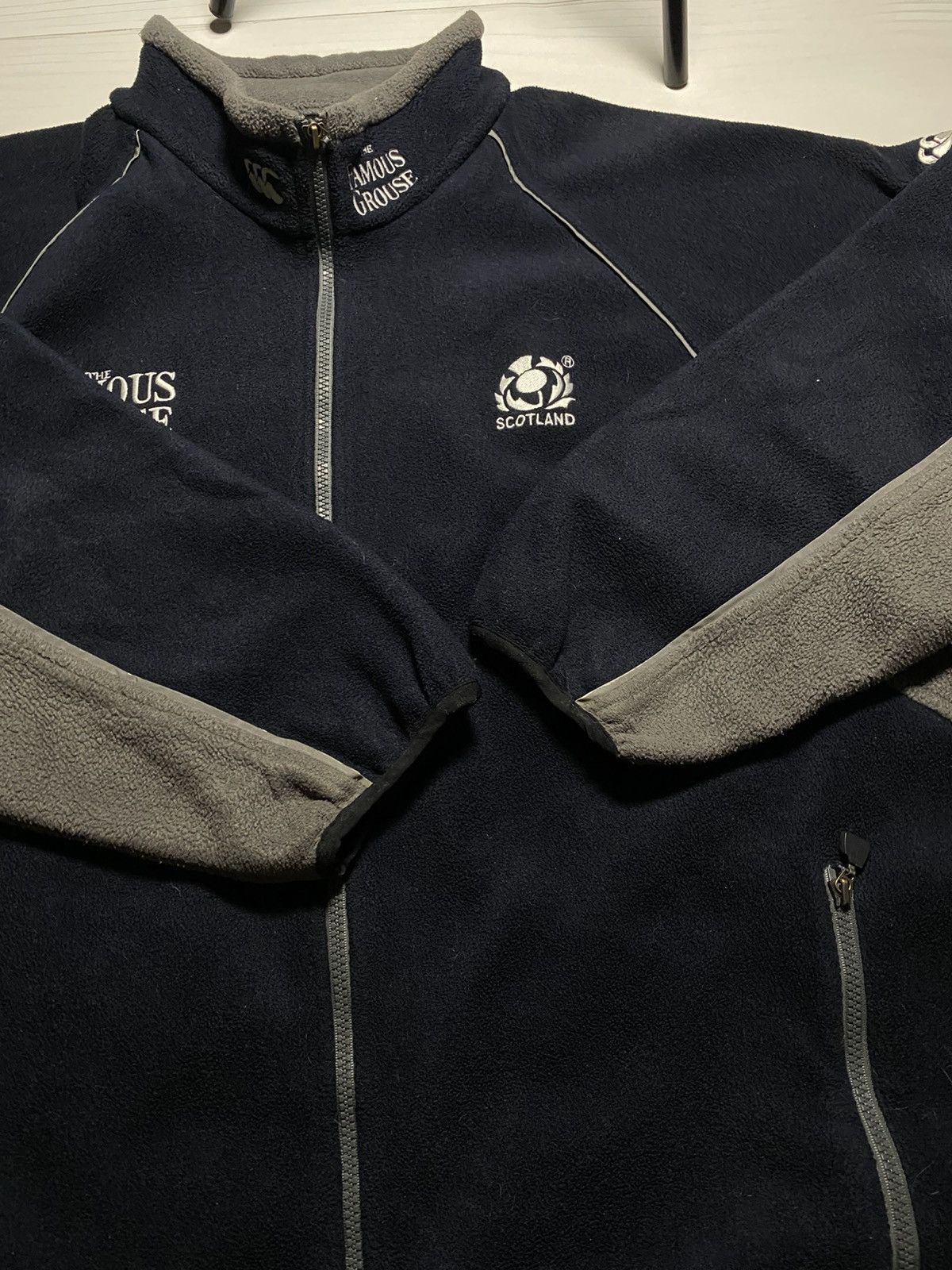 Canterbury of New Zealand × Vintage Canterbury Scotland Vintage Fleece Jacket THE FAMOUS GROUSE Size US XL / EU 56 / 4 - 12 Thumbnail