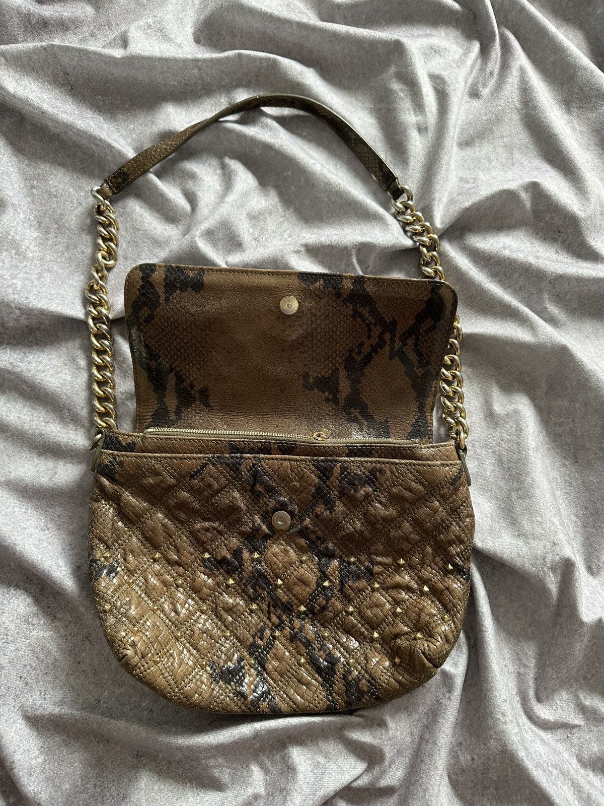 Marc by Marc Jacobs Marc Jacobs Python Leather Shoulder Bag Size ONE SIZE - 5 Thumbnail